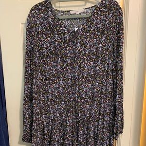 Loft floral dress in size M